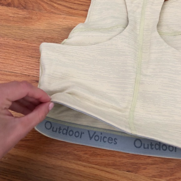 Outdoor Voices Tech Sweat Crop Top Bra NWT - Picture 4 of 4